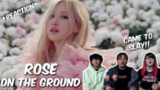 (SHES HERE!!) ROSÉ - 'On The Ground' M/V - REACTION