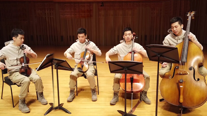 "The Moon Over a Fountain " was covered by XSO with instruments