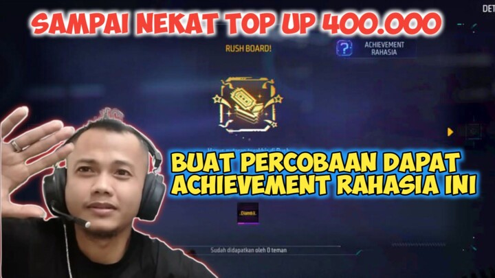 Achievement Rahasia Rush Board FF terbaru