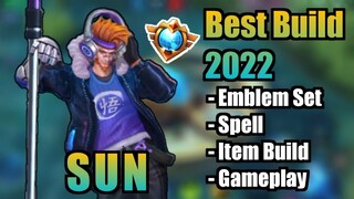 SUN BEST BUILD 2022 | TOP 1 GLOBAL SUN BUILD | SUN - MOBILE LEGENDS | MLBB