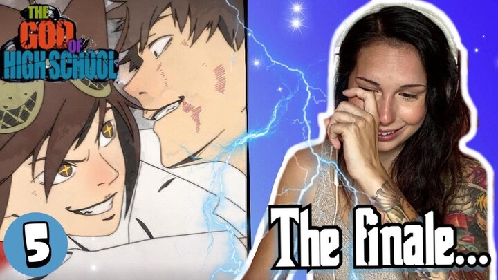 😭I KINDA CRIED😭JIN MORI VS HAN DAE WI! The God Of High School Episode 5 Reaction +  Review