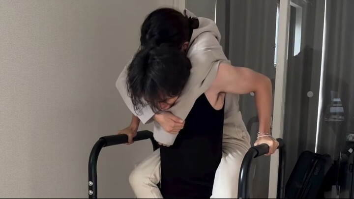 Weighted Dips—with My Wife! | Couple Calisthenics