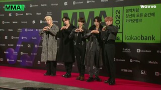 221126 wavve MMA 2022 Red Carpet TXT Cut