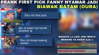 OURA NIH FIRST PICK FANNY!! NYAMAR JADI OURA, MUSUH NGAKU2 JADI LJ LAGI NGEJOKI MINTA WIN KWKW!!