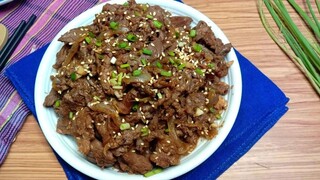 GAWIN MO ITO SA KARNE NG BAKA // SUPER EASY BEEF RECIPE // BEEF BULGOGI //  CHUBBYTITA