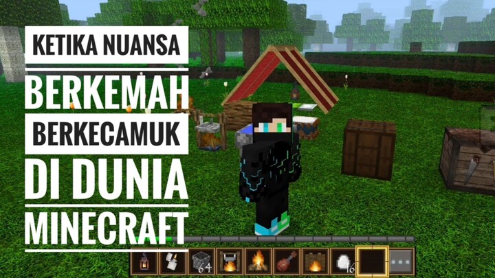 NUANSA BERKEMAH DI MINECRAFT CUY