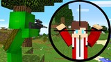 Hunter With Guns VS Speedrunner in Minecraft!