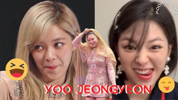 Yoo Jeongyeon being 100% dork