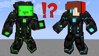 Armored Mikey vs Evil Tech JJ in Battle JJ and Mikey Maizen Minecraft
