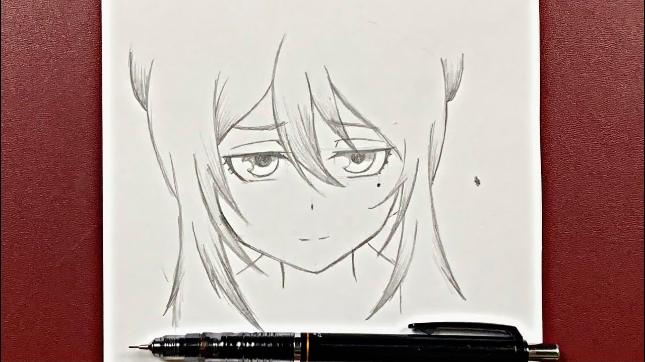 Sad Anime Girl Drawing by kamo103  DragoArt