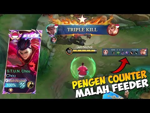 BRO BERFIKIR KALAU MINSITTHAR ADALAH COUNTER CHOU 😱 Mobile Legends