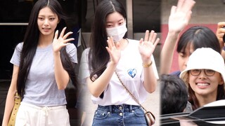 周子瑜 Solo 来应援的林娜琏&金多贤 音银上班路 4K