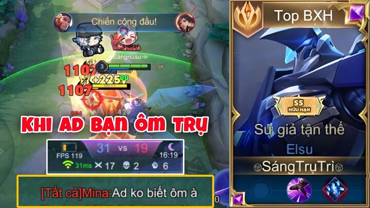 Chơi Ad Kiểu Sát Thủ Đầu Game Băng Trụ Huỷ Diệt Ad Team Bạn Vs Trận Đấu 17 Kill Mãn Nhãn - Top Elsu