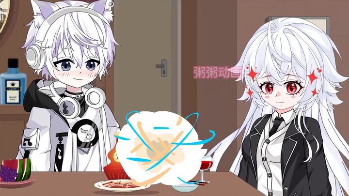 My roommate personally sent the school beauty sister to my bed, but he was standing guard at the doo