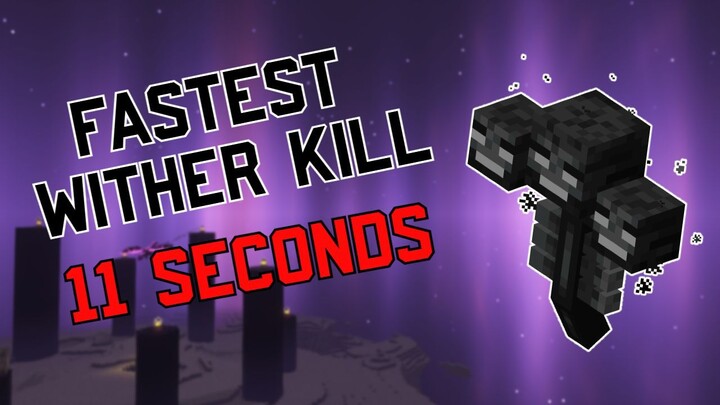 Minecraft: Fastest Wither Fight Ever