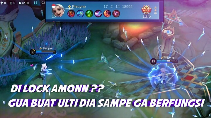BERUSAHA LOCK HARITH GUA?! GUA DODGE ULTI AMONN SAMPE GA DI LOCK LAGI ! || HIGHLIGHT HARITH - MLBB