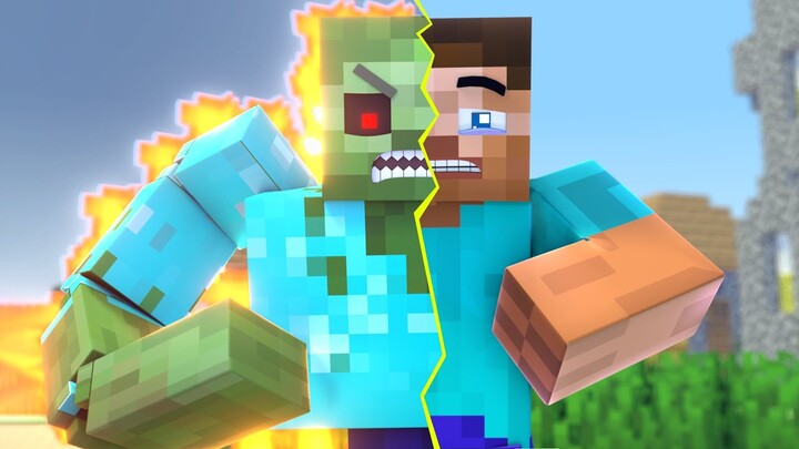 The minecraft life of Steve and Alex | Steve - Zombie | Minecraft animation