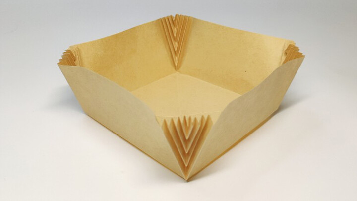 [Papercraft Tutorial] 1 Piece of Paper to Make a Storage Box