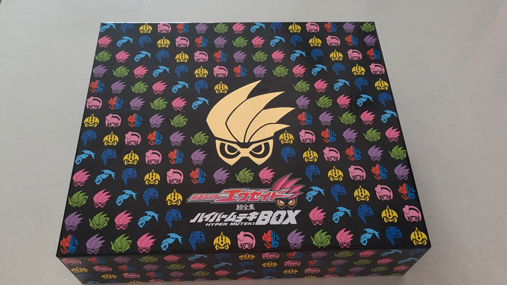 Kamen Rider ex aid kotak super lengkap simple unboxing kotak hyper muteki