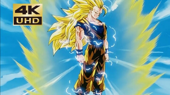 【4K】用211秒重温孙悟空从超一到超四的变身