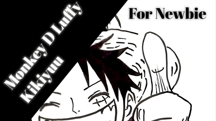 SKETSA LUFFY ONE PIECE|NEWBIE WAJIB COBA!|SIMPEL|PART1