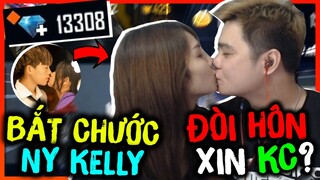 (FREEFIRE) Em Hàng Xóm Bắt Chước "Người Yêu" Kelly Gaming Đòi Hôn Để Xin Kim Cương Và Cái Kết