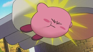 Kirby baby eating and getting beaten
