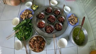 Dư Âm Năm Cũ Giò Heo Xào Lăn Tiết Canh Vịt || việt miền tây