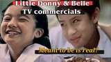 Cute Little DonBelle Commercials vs. Now (meant to be paired?)