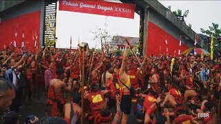 GAWAI DAYAK KALIMANTAN BARAT || PANGLIMA JILAH BERSAMA PASUKAN MERAH TBBR