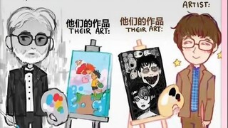 伊藤润二：嘻嘻 宫崎骏：不嘻嘻