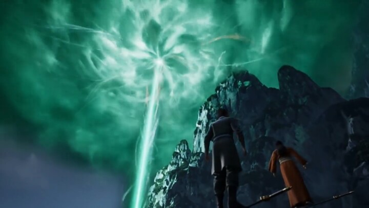 Upon returning, the clone not only retrieved the materials but also razed Mount Kunwu, preventing de