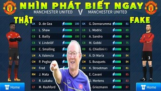 TẤU HÀI Manchester United THẬT gặp Manchester United FAKE và cái kết  Dream League Soccer 2019