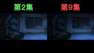 mujica#2#9睦墨相同分镜无缝衔接，柿本在玩一种很新的跨集伏笔？