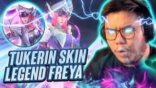 Tuker SKIN LEGEND FREYA! Gila KEREN BANGET! - Mobile Legends