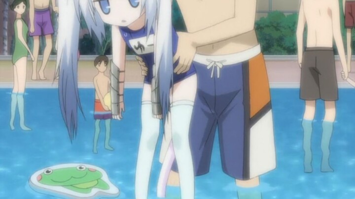 Summer is coming, do you want to go swimming with them? Those cute swimsuit girls in anime