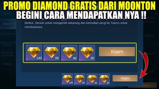 CARA MENDAPATKAN TAMBAHAN PROMO DIAMOND GRATIS DARI MOONTON!! BURUAN KLAIM SEKARANG!! | 515 M WORLD