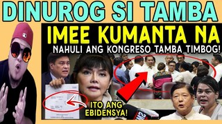 Malaking GUL0 to! MEDIA KONGRESO Nabulabog ni Sen IMEE PBBM 12Billion ni Tamba REACTION VIDEO