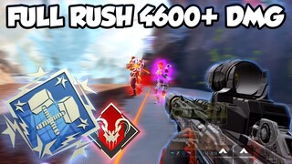 My Best Full Rush Gameplay in S0 (21 Kills Squad 4600+ Dmg) - Apex Legends Mobile HD 60FPS