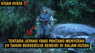 TAK MAU MENYERAH DENGAN SEKUTU, 29 TAHUN BERTAHAN  SENDIRI DI HUTAN || ALUR CERITA FILM PERANG