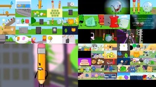 BFDI-BFB but all episodes play at the same time and are synced to the intro