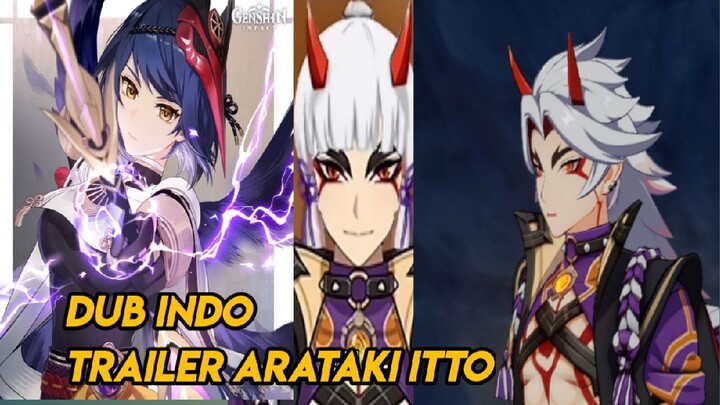 Arataki Itto Char Trailer Dub Indonesia - Genshin  Fandub Indonesia