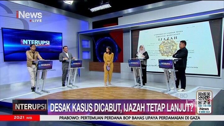 [FULL] Desak Kasus Dicabut, Ijazah Tetap Lanjut? | Interupsi iNews 19 Februari 2026