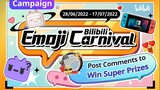 [Emoji Carnival] Post comments with emojis/stickers to win super prizes!
