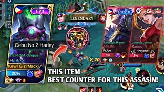 This Items Best Counter For Assasins Like Karina and Natalia • Gizi'Macki✓• Harley gameplay