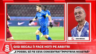 Gigi Becali ACUZA O CONSPIRATIE IMPOTRIVA FCSB dupa 1-1 cu CFR Cluj