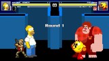 AN Mugen #307: Arcade Homer & Marco VS Pac-Man & Wreck-It Ralph