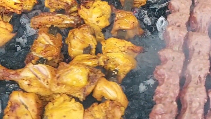 Making Juicy Seekh Kebab on Charcoal | BBQ Night with Friends