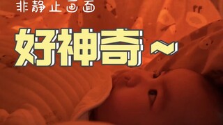 原来这是宝宝最熟悉的感觉呀～真的好可爱呀