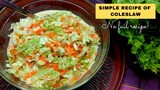 YOU NEED TO TRY THIS RECIPE! EASY HOMEMADE COLESLAW RECIPE // FEW INGREDIENTS COLESLAW